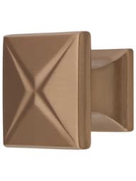Southport Square X Knob - 1 3/8" Square